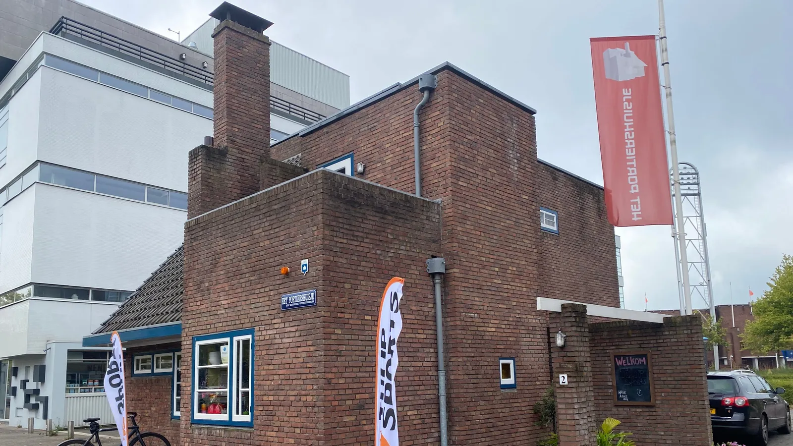 Het Portiershuisje op het terrein van het Olympisch Stadion, vergaderlocatie in Amsterdam